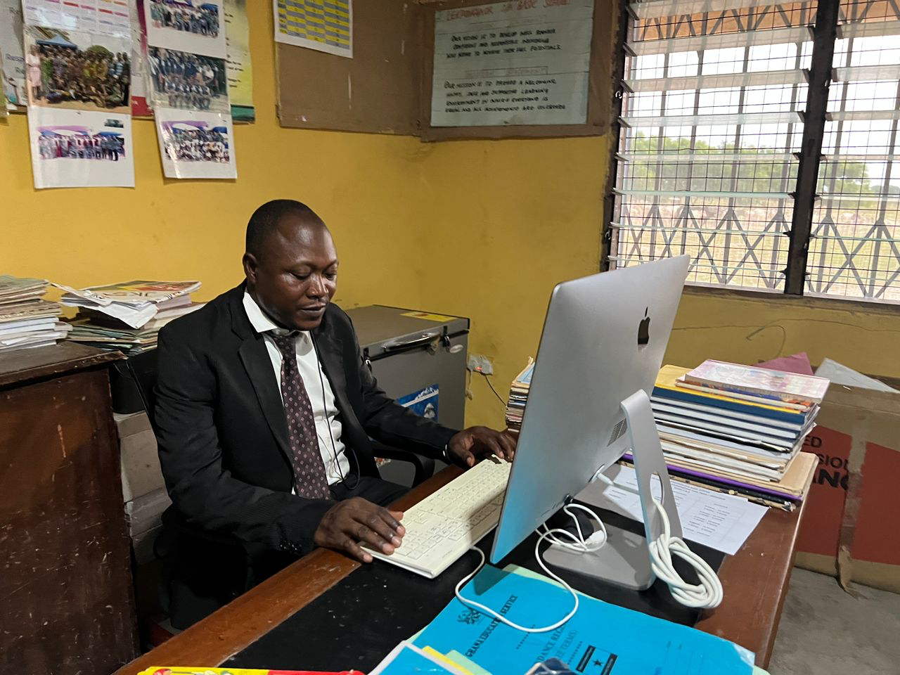 ICT capacity building session at Lekpongunor D/A School